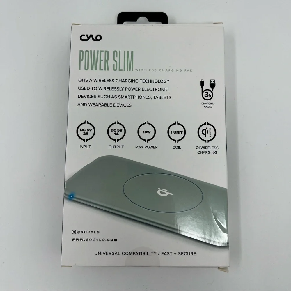 Cylo | Power Slim Wireless Charging Pad - NWT
